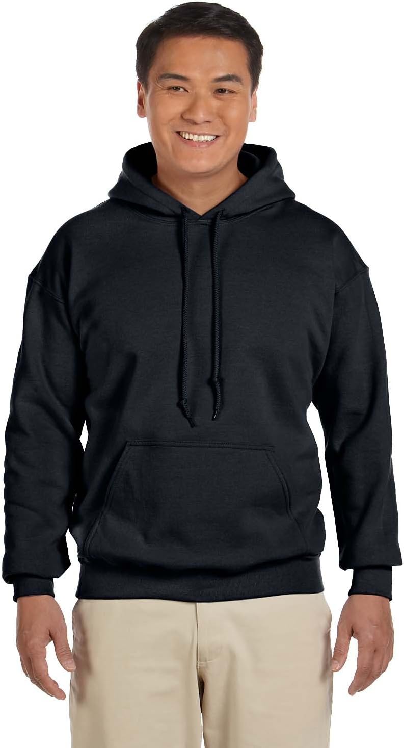 Gildan Adult Heavy Blend Hoodie - BLACK - 5XL