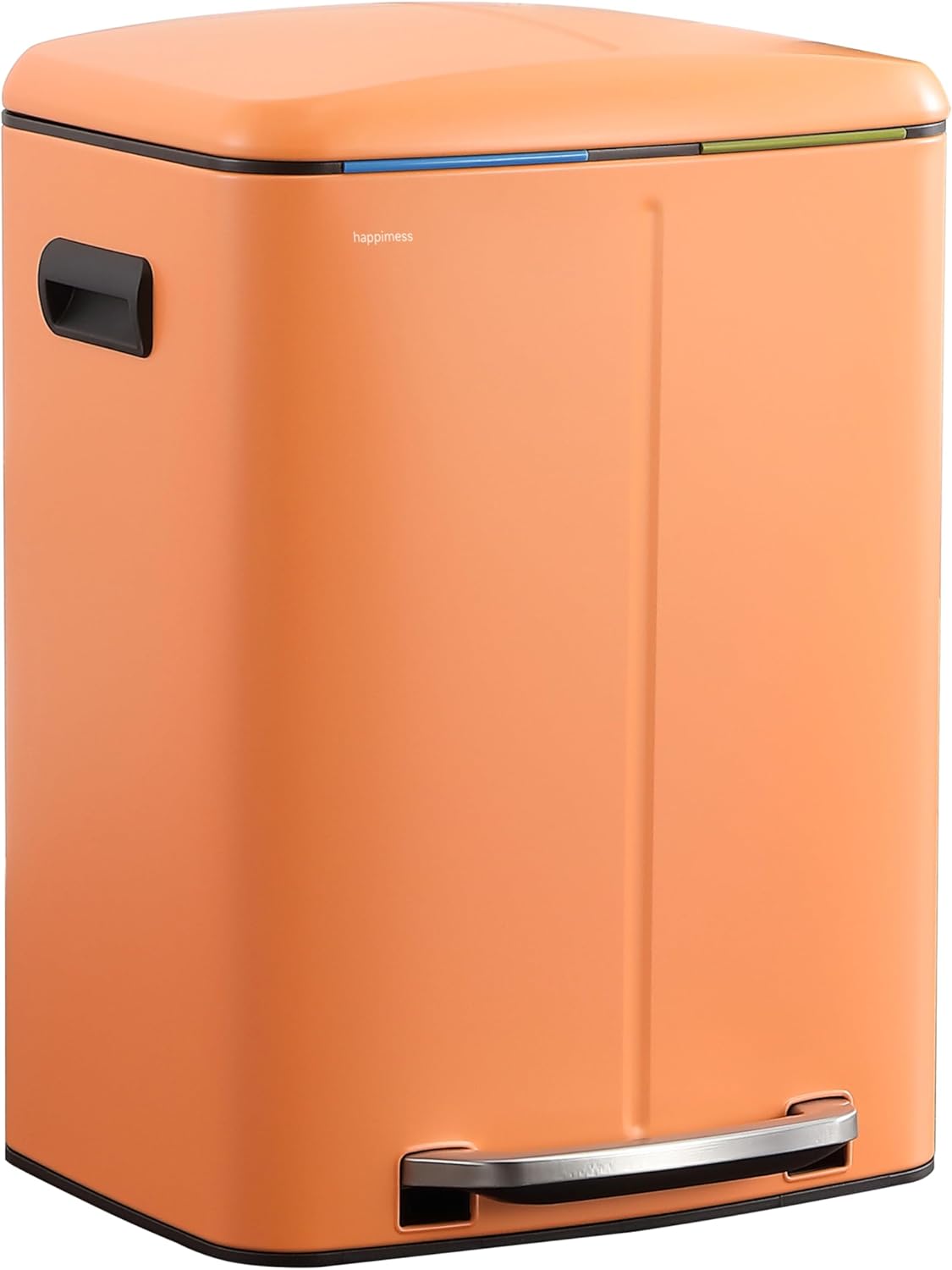 happimess HPM1005K Marco Rectangular Double Bucket Trash Can