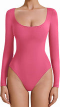 Avidlove Bodysuits for Women Long Sleeve Scoop Neck Design