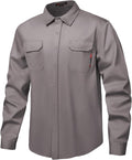 FR Shirt 7oz Fire Resistant Shirt Men's CAT2 Welding Shirt Gray XL