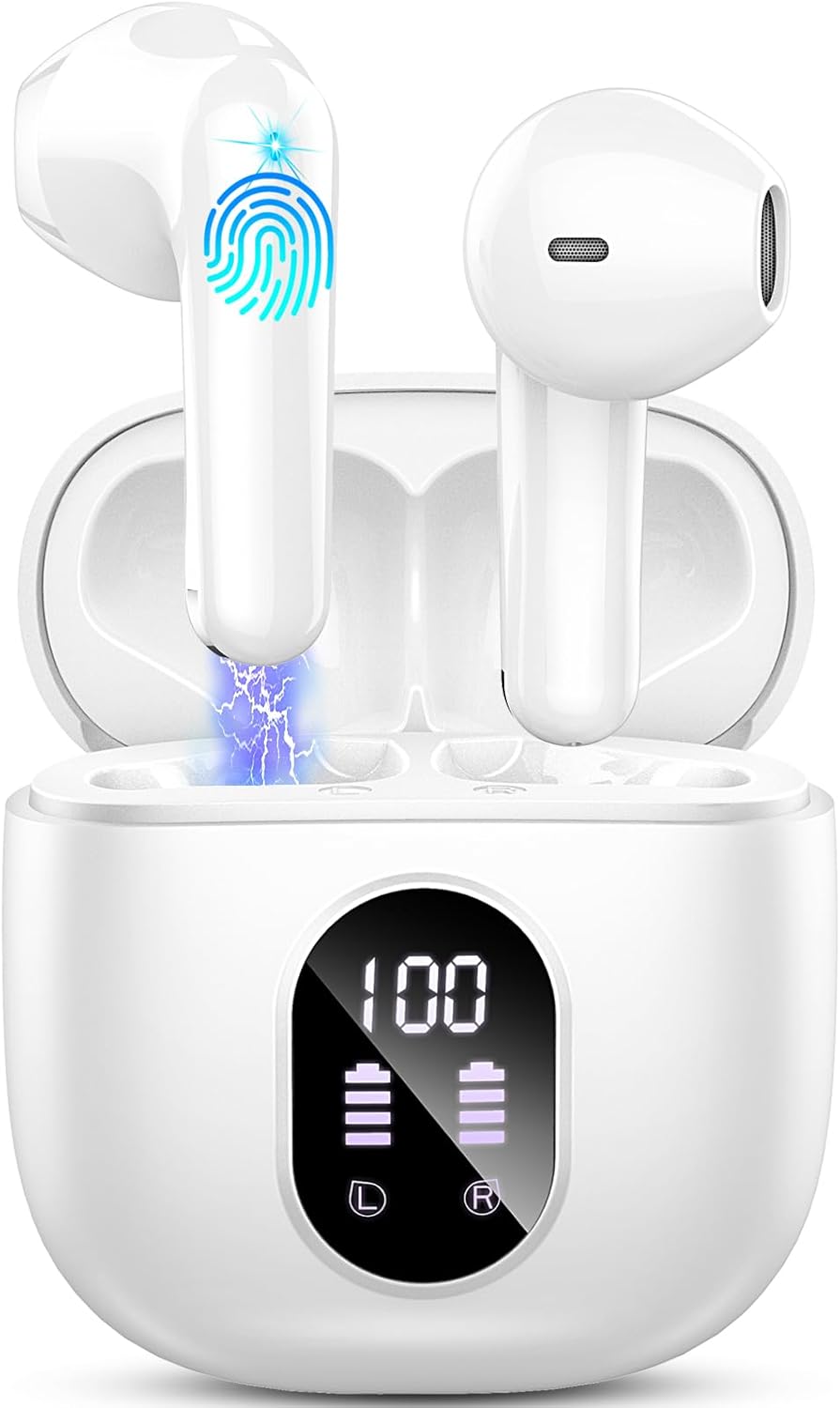 50H Playtime Wireless Earbuds - Superior Bass & Noise Cancelling