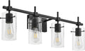 SOLFART 4 Lights Vanity Light Black Bathroom Vanity Light - Modern