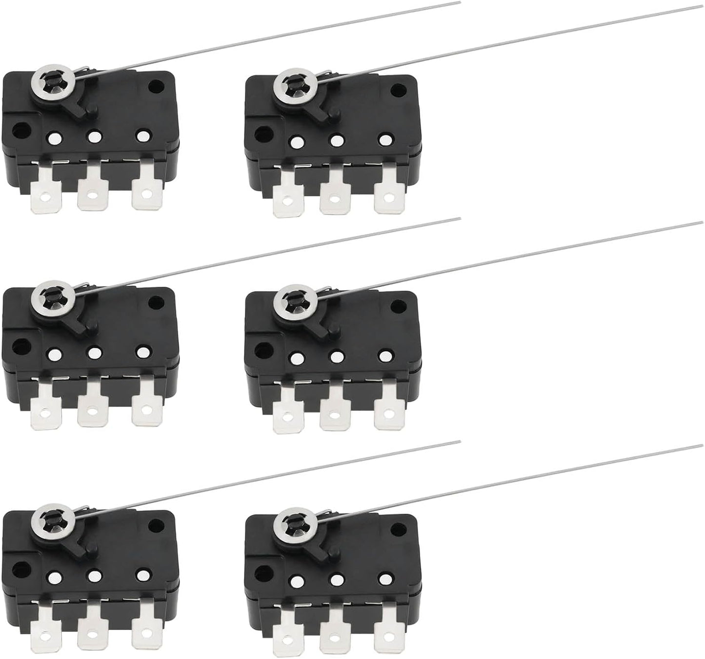 YINETTECH 6Pcs Micro Switch Set for Coin Machines