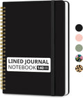 Lined Spiral Journal Notebook for Women & Men - Durable A5 Notebook