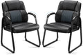 Sweetcrispy Waiting Room Guest Chair Set of 2 - Comfortable PU