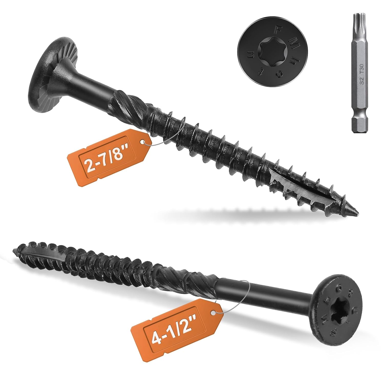 Heavy-Duty Wood Screws Assortment Kit for Decking Projects