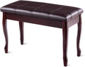 Duet Piano Bench with Storage and Padded Cushion - Spacious Duet Seat