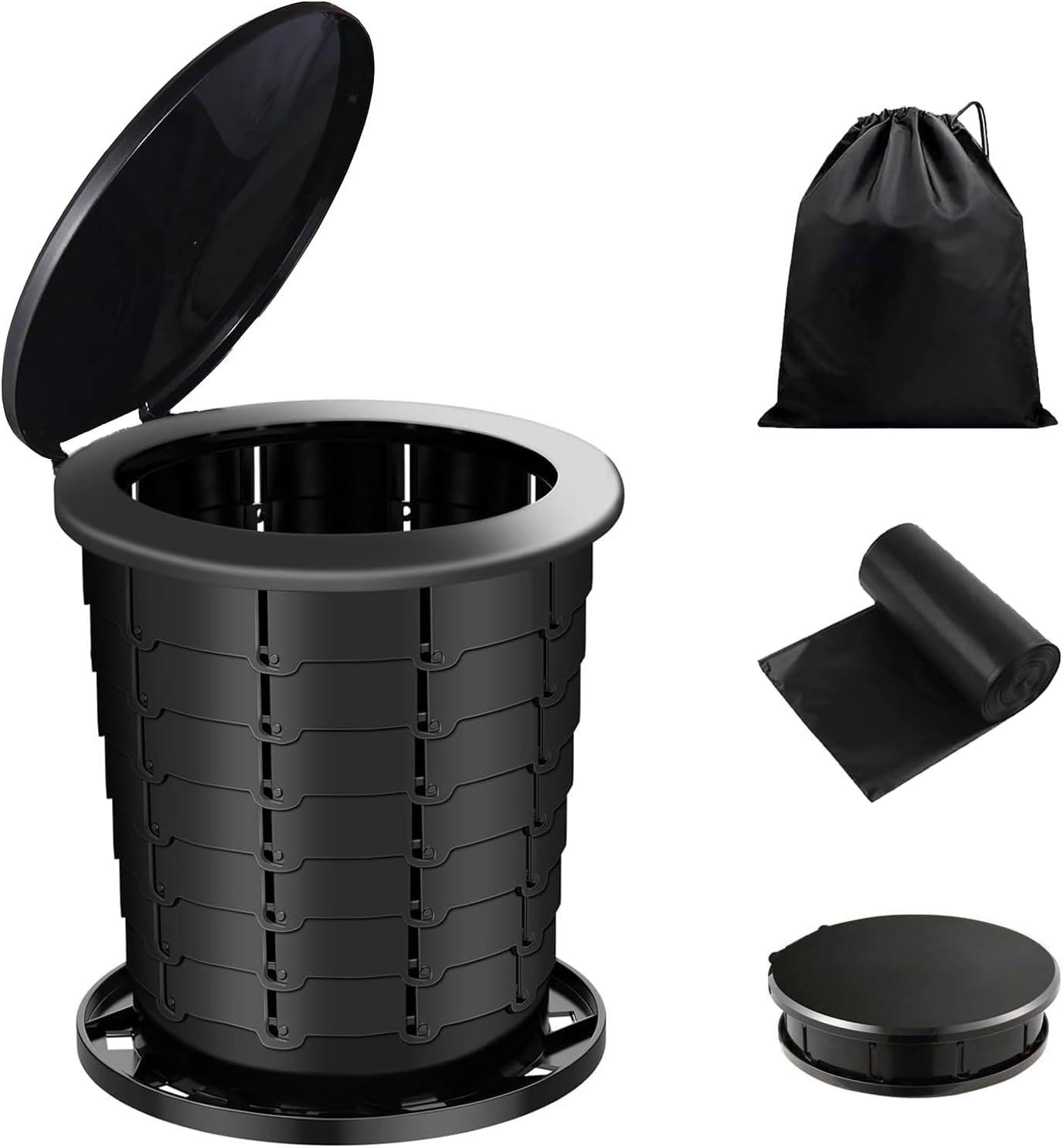 Adjustable Height Portable Camping Toilet