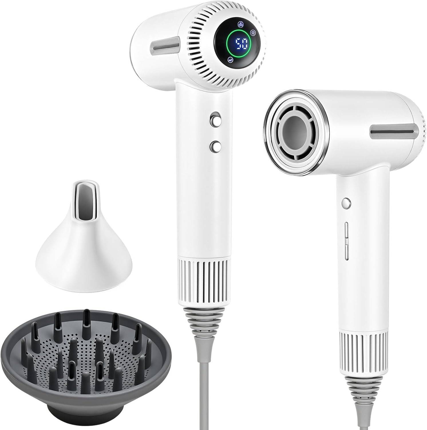 HERLLY Plasma Ionic Hair Dryer - 1600W Power