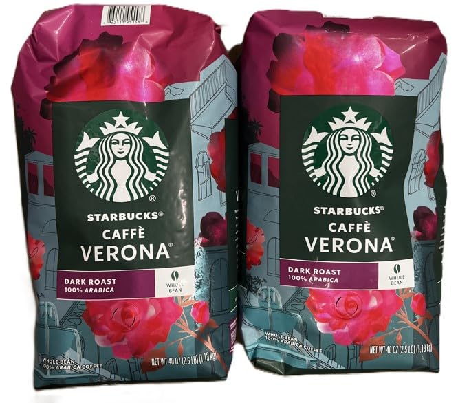 Rich & Bold: Starbucks Caffe Verona Whole Bean Coffee - 80 Oz