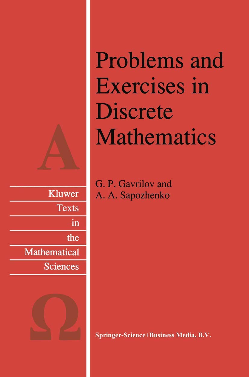 Problems and Exercises in Discrete Mathematics for Students