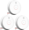 SITERWELL Smoke Detector Hardwired Interconnected Alarm - Fast Alerts