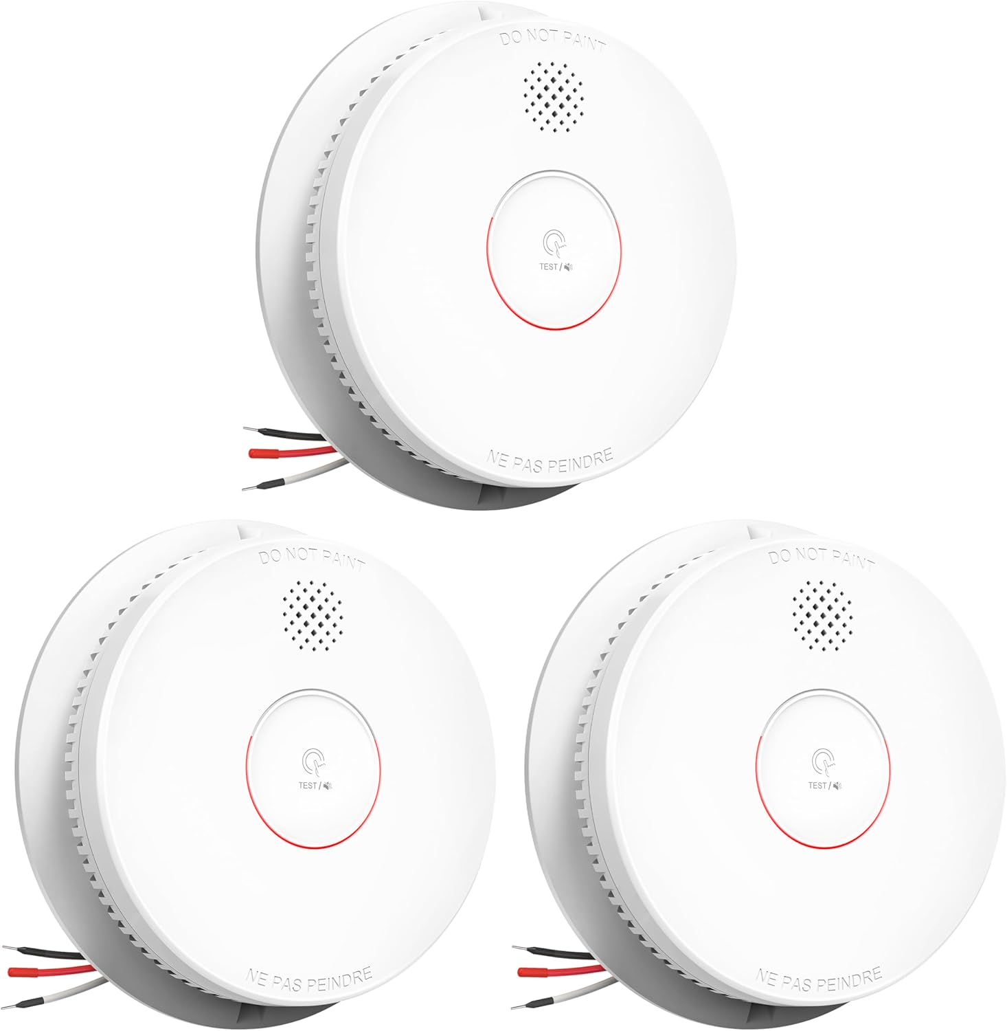 SITERWELL Hardwired Interconnected Smoke Detector for Safety