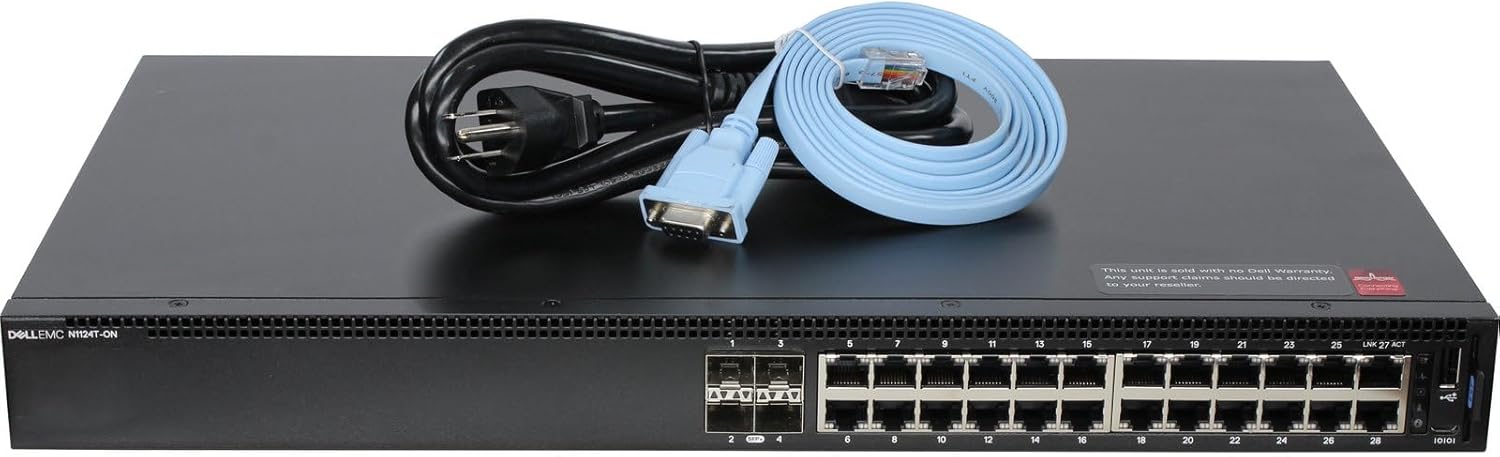 Dell Networking N1124T-ON 24P 1GbE Switch for High Performance
