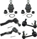 TRQ Front Steering & Suspension Kit Ball Joint Tie Rod Sway Bar