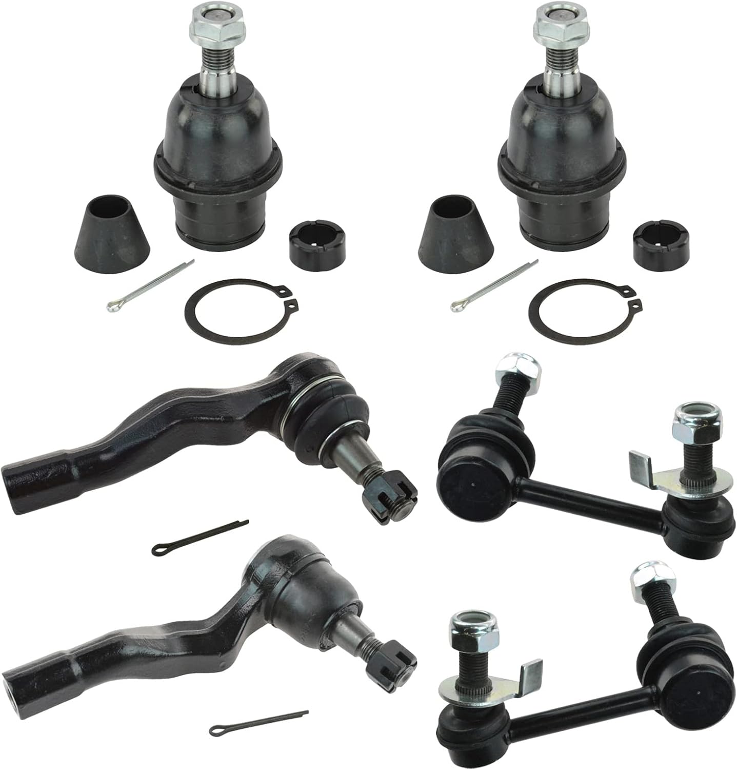 TRQ Front Steering & Suspension Kit for INFINITI G35 & Nissan 350Z