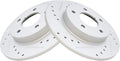 TRQ Rear Performance Brake Rotor Set for Allante Aurora and More