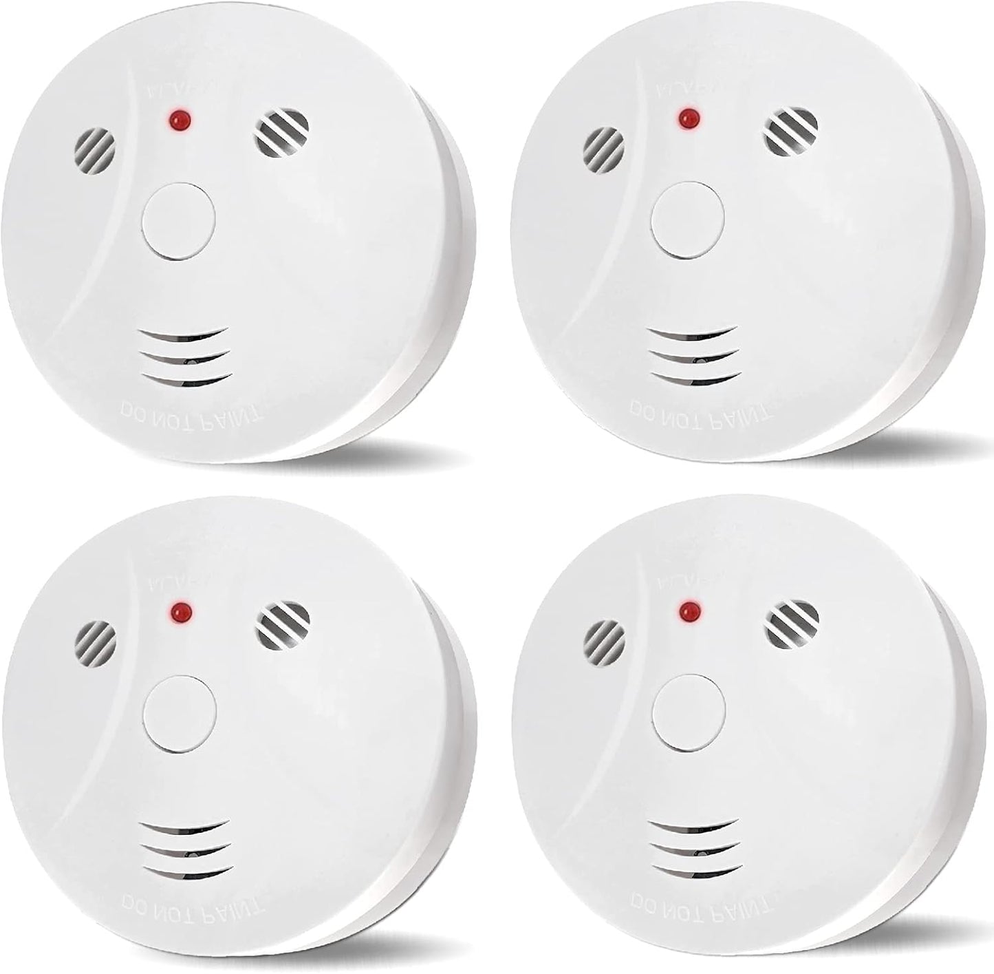 4 Pack Combination Smoke and Carbon Monoxide Detector for Safety