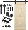 S&Z TOPHAND 36 in. x 84 in. Unfinished Knotty Barn Door - Customizable