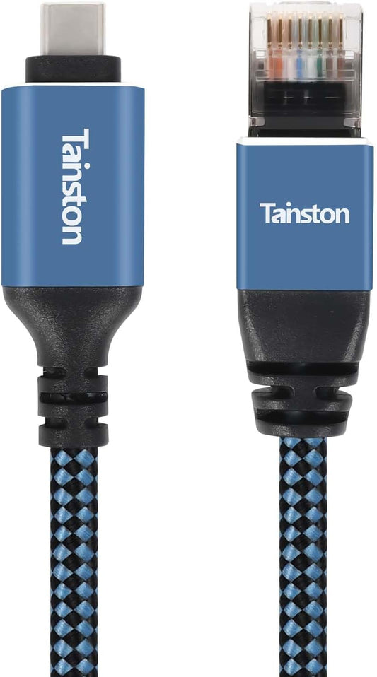 20Ft USB C to Ethernet Cable, Gigabit Speed: Connect Any Device Easily!