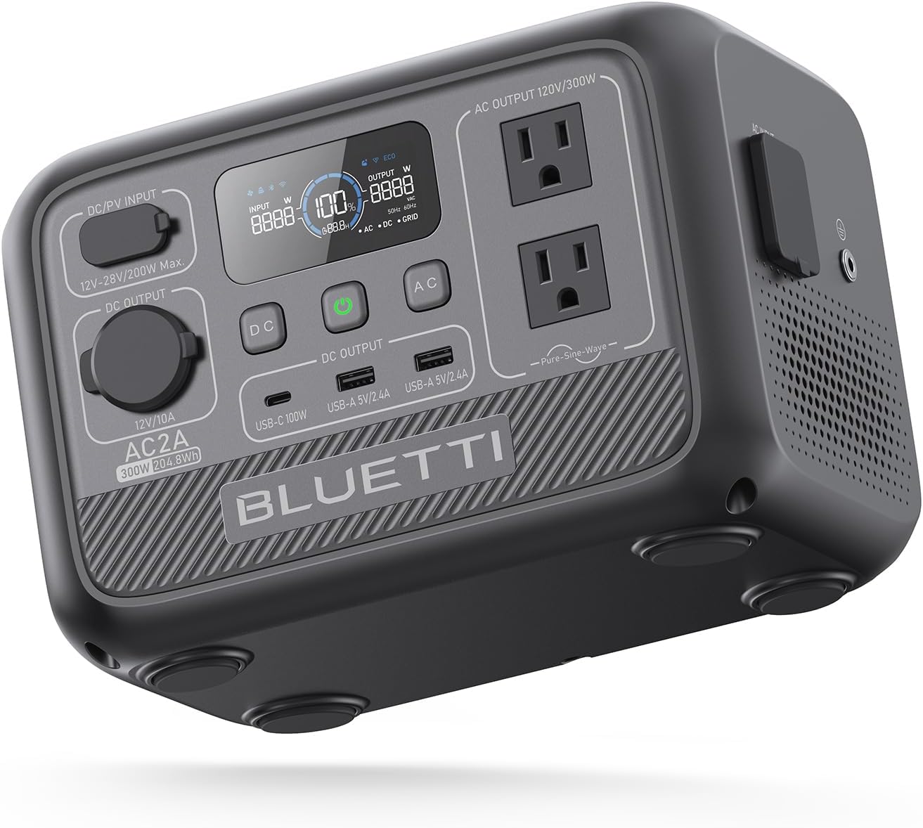 BLUETTI Solar Generator: 600W Power Boost, Rapid Recharge, Perfect for Camping