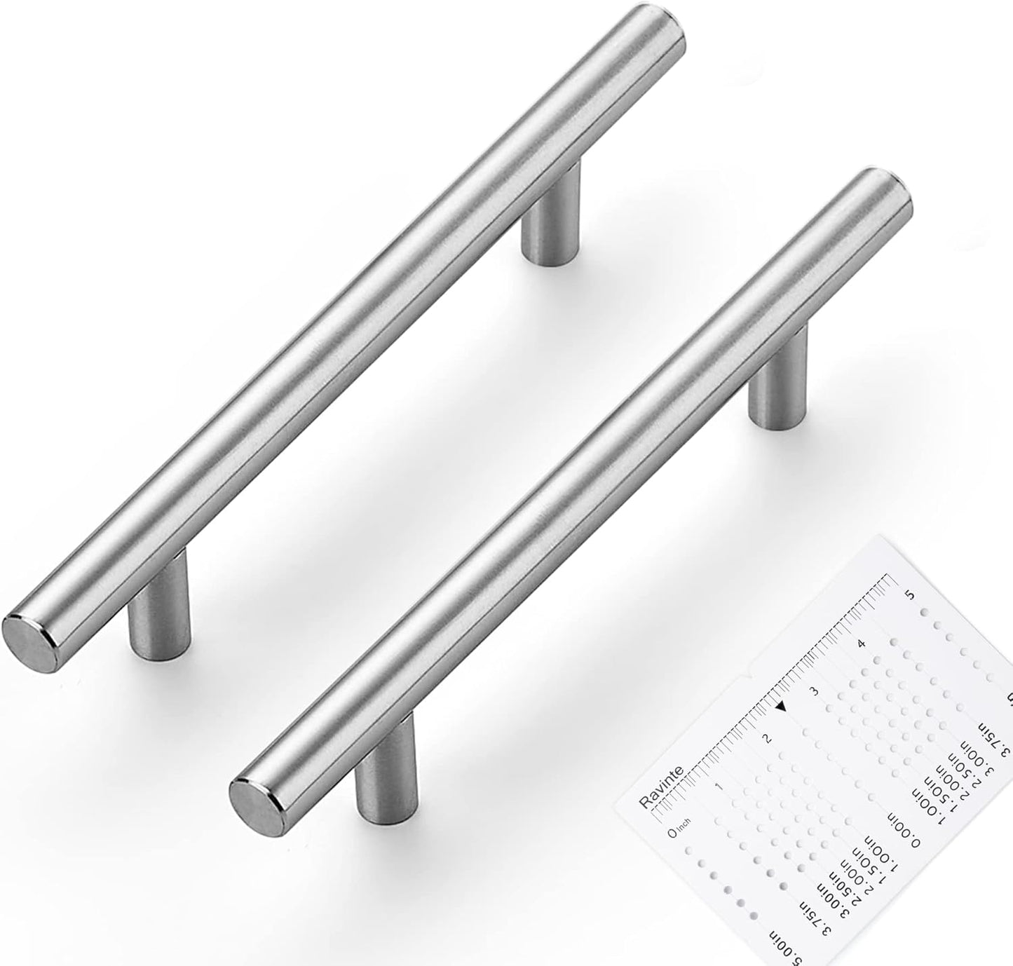 Brushed Nickel Cabinet Pulls by Ravinte - 30 Pack for Modern Homes