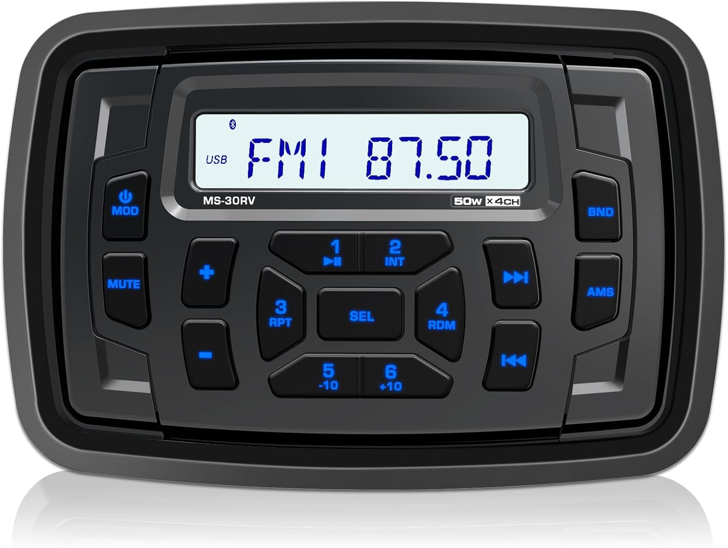 Bluetooth Marine Radio Receiver Waterproof for Boats and ATVs
