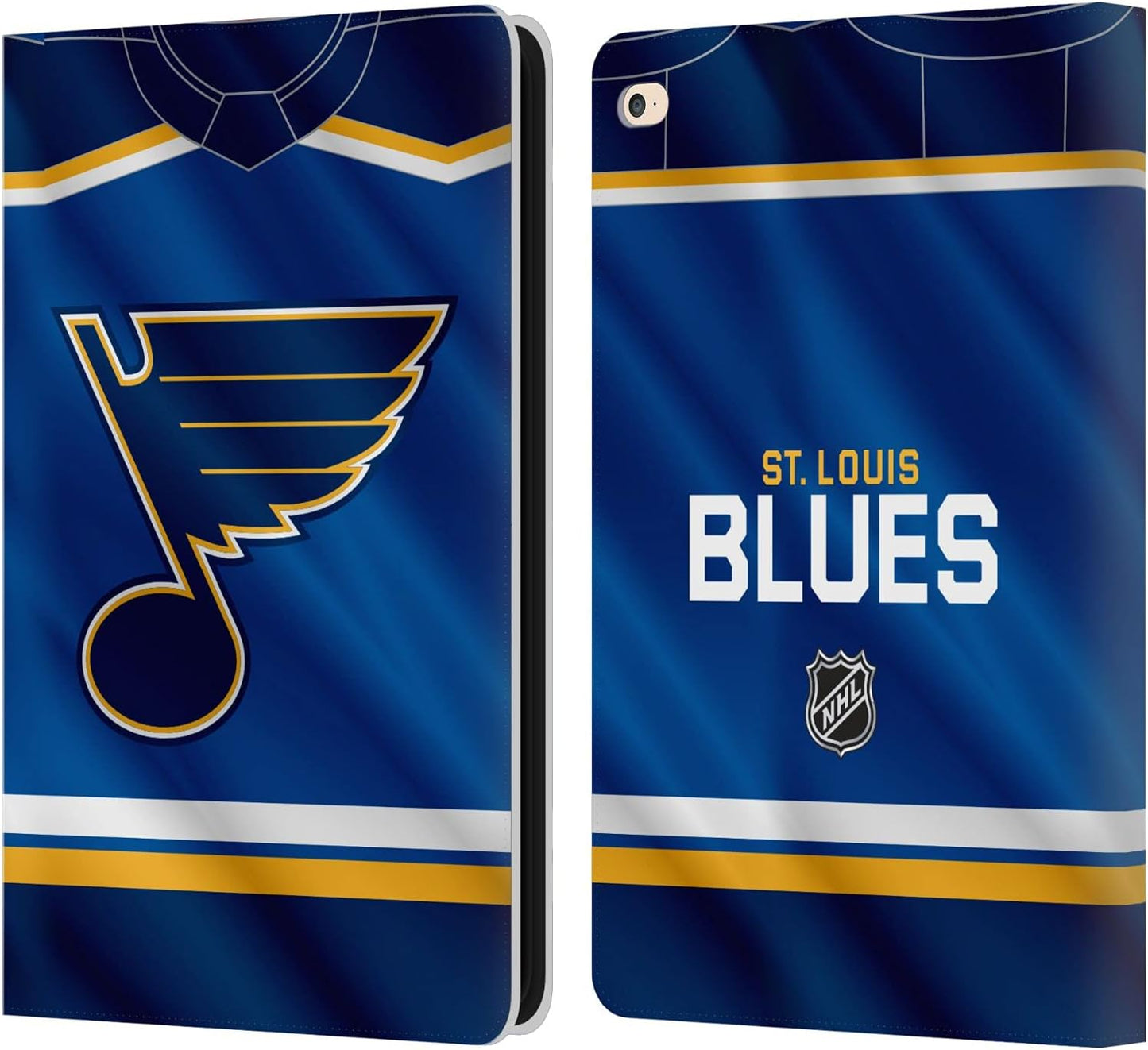 St Louis Blues Leather Wallet Case for iPad Air 2 - NHL Design