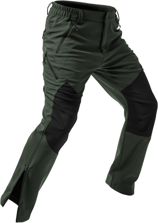 Moosehill Mens Snow Ski Pants Waterproof Fleece Lined Insulated
