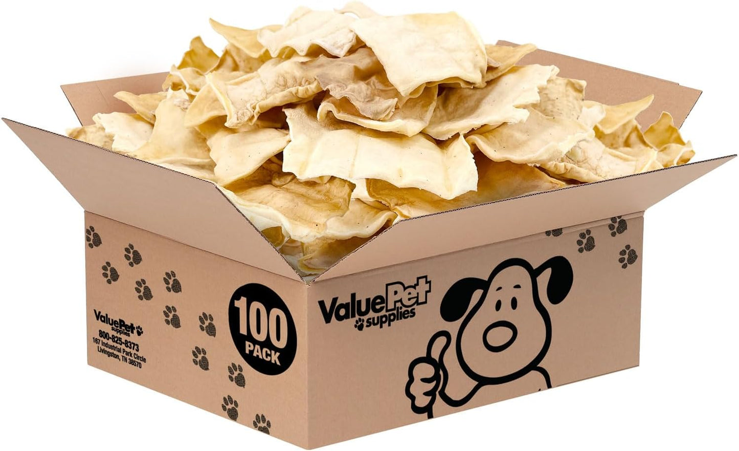 ValueBull Rawhide Chips for Dogs - Natural Long Lasting Chews