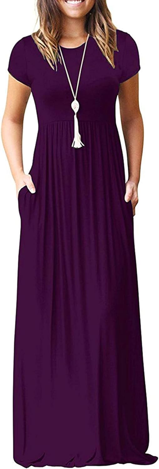 AUSELILY Women's Casual Maxi Dresses for Summer Style 2025