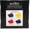 Speedball 3980 Professional Relief 4 Color Ink Set for Artists