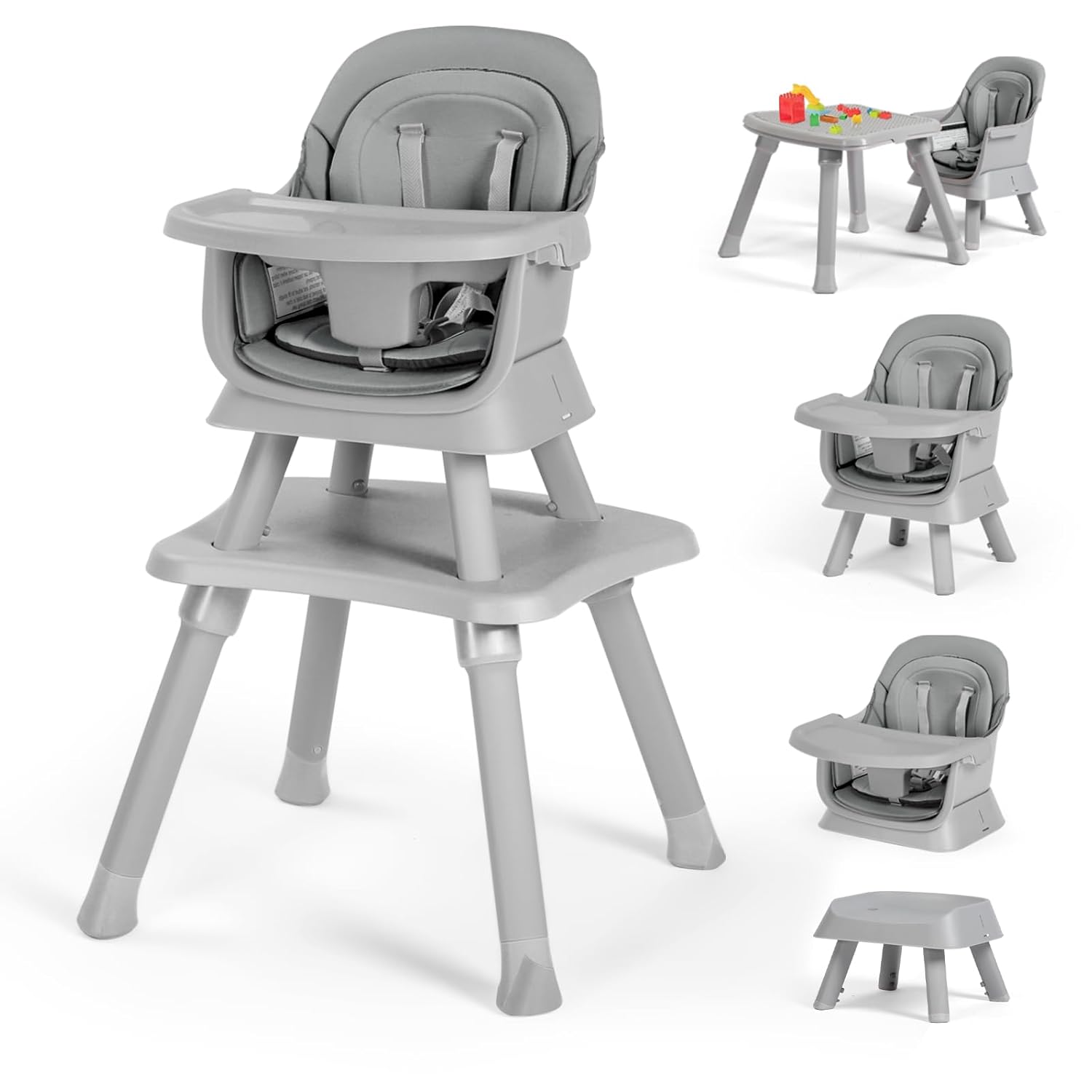 Kinder King 8-in-1 High Chair - Grow with Your Child!