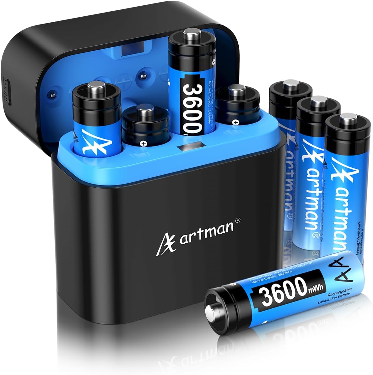 Long-lasting Power: Artman AA Lithium Batteries 8-Pack