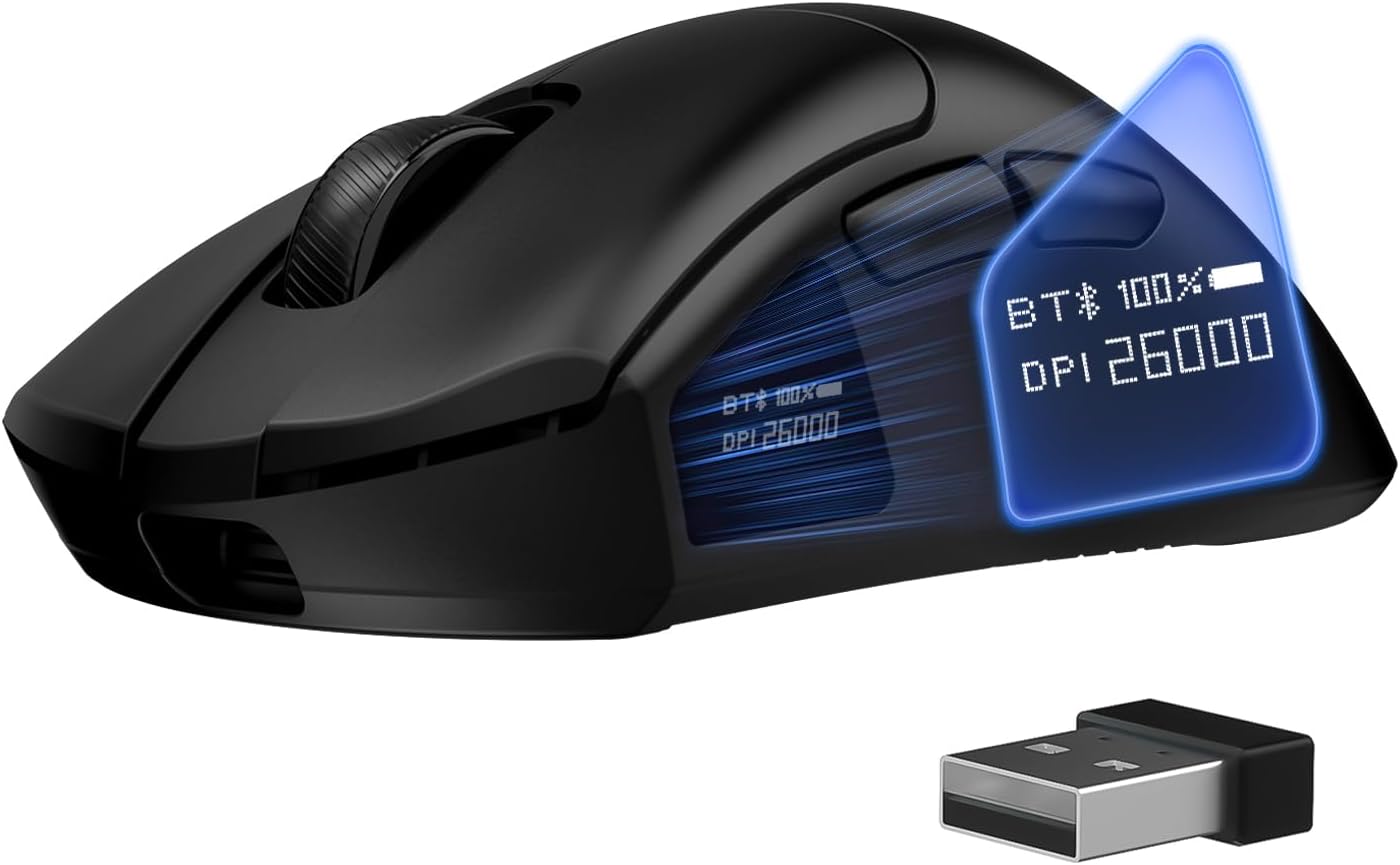 Ultimate Precision: FFJ Wireless Gaming Mouse - 26000 DPI