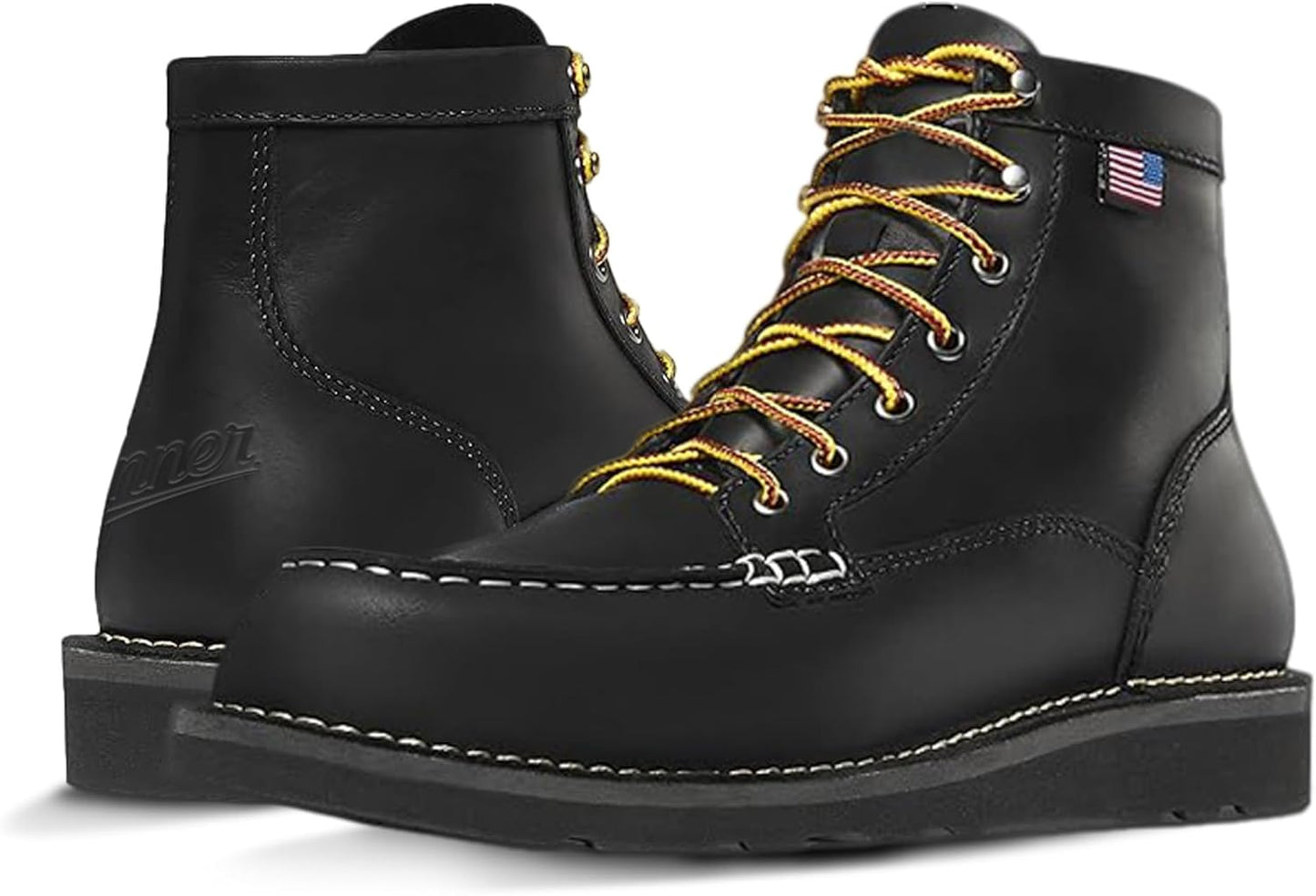 Danner 6 Bull Run Moc Toe Work Boots for Men with Cushioning