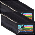 Zipper Pencil Pouch for 3 Ring Binder with Clear Window - Pack of 36