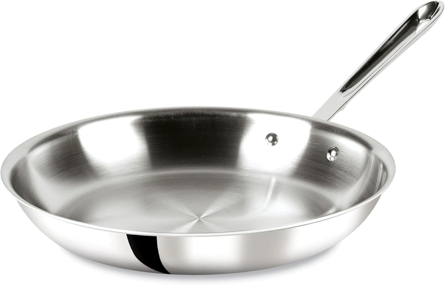 All-Clad D3 12 Inch Fry Pan for Induction and Broiler Use