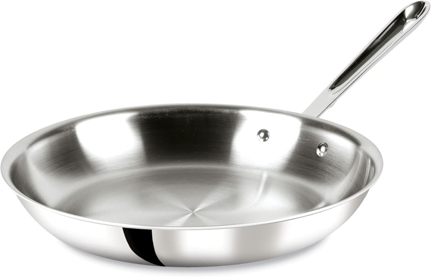 All-Clad D3 12 Inch Fry Pan for Induction and Broiler Use
