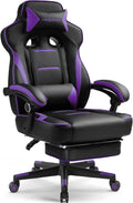 GTPLAYER Purple Gaming Chair - Ergonomic 350lb Capacity