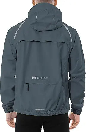 BALEAF Men's Rain Jacket Lightweight Waterproof Windbreaker Gear