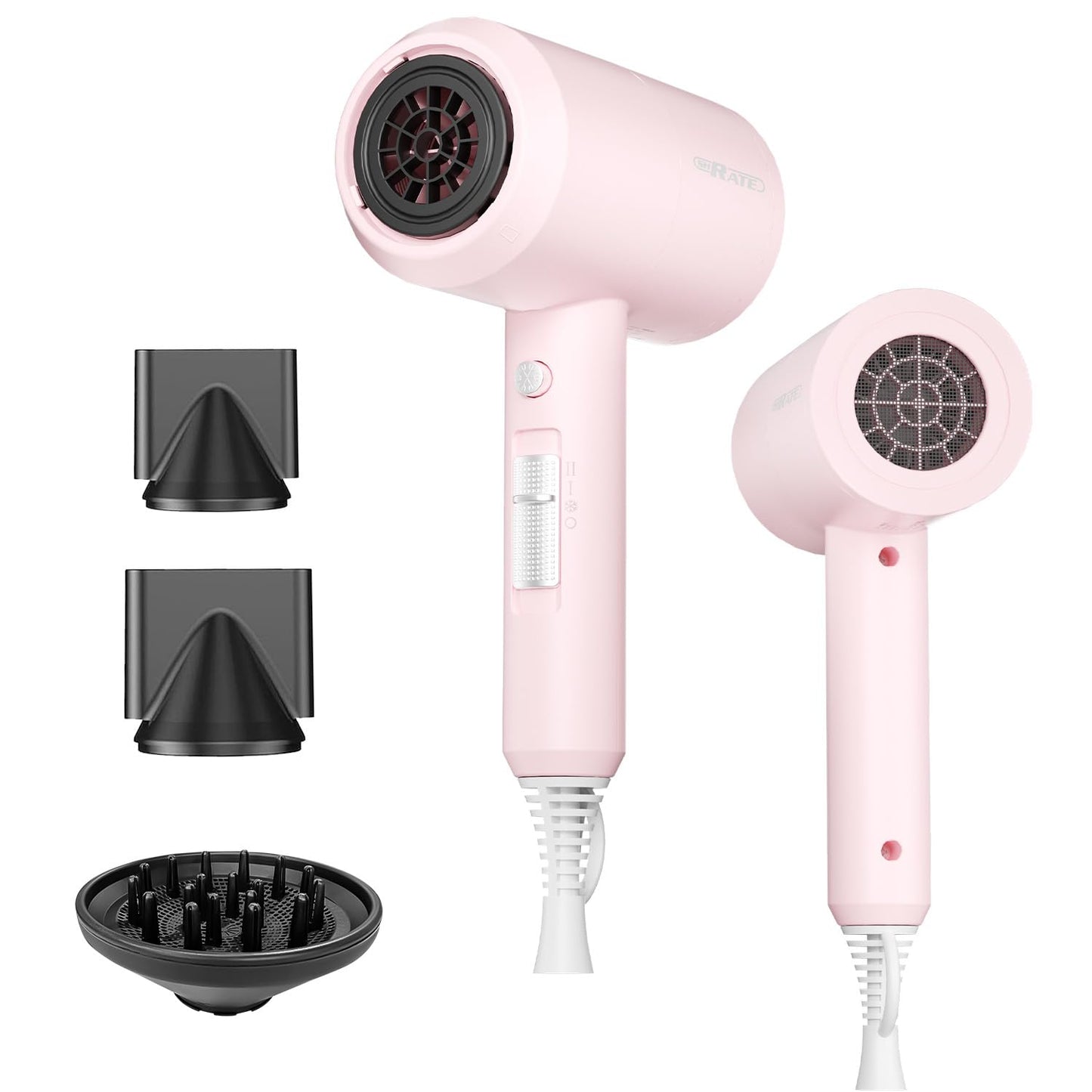 SHRATE Lightweight Ionic Hair Dryer for Fast Drying and Travel