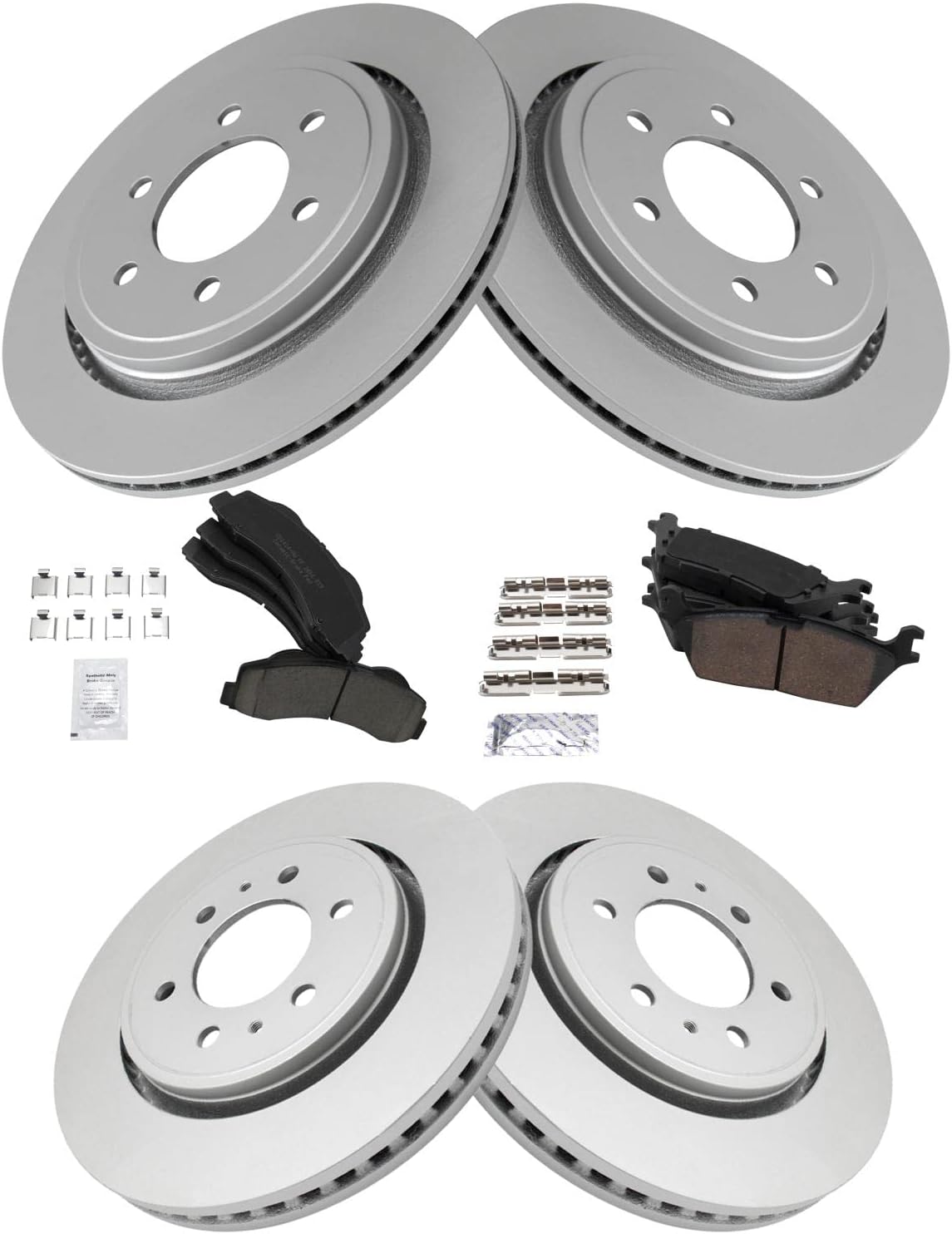 Premium Brake Pad & Rotor Kit for 2015-2017 Ford F-150