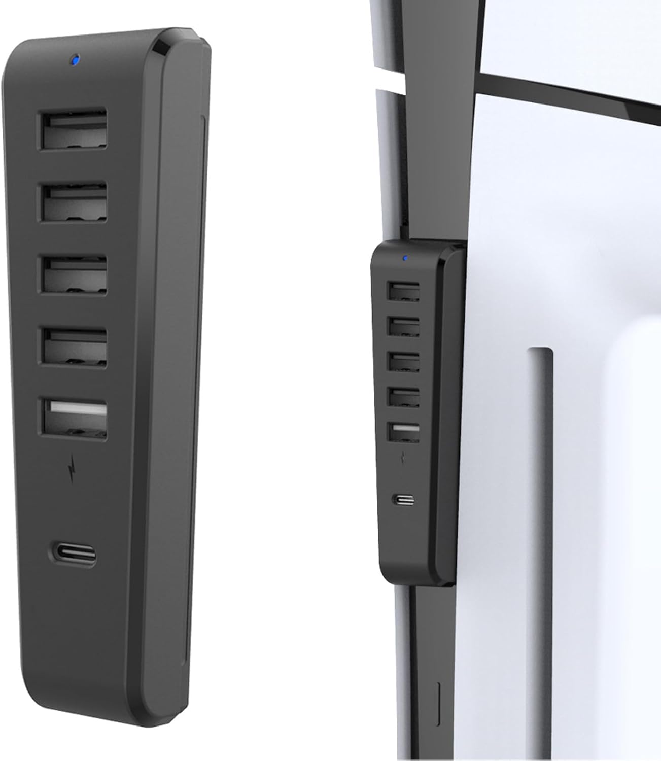 High-Speed 5-Port USB Hub for PS5 Slim by Buziba