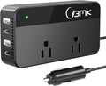 BMK 200W Car Power Inverter DC 12V to 110V AC - Portable 4 USB Charger