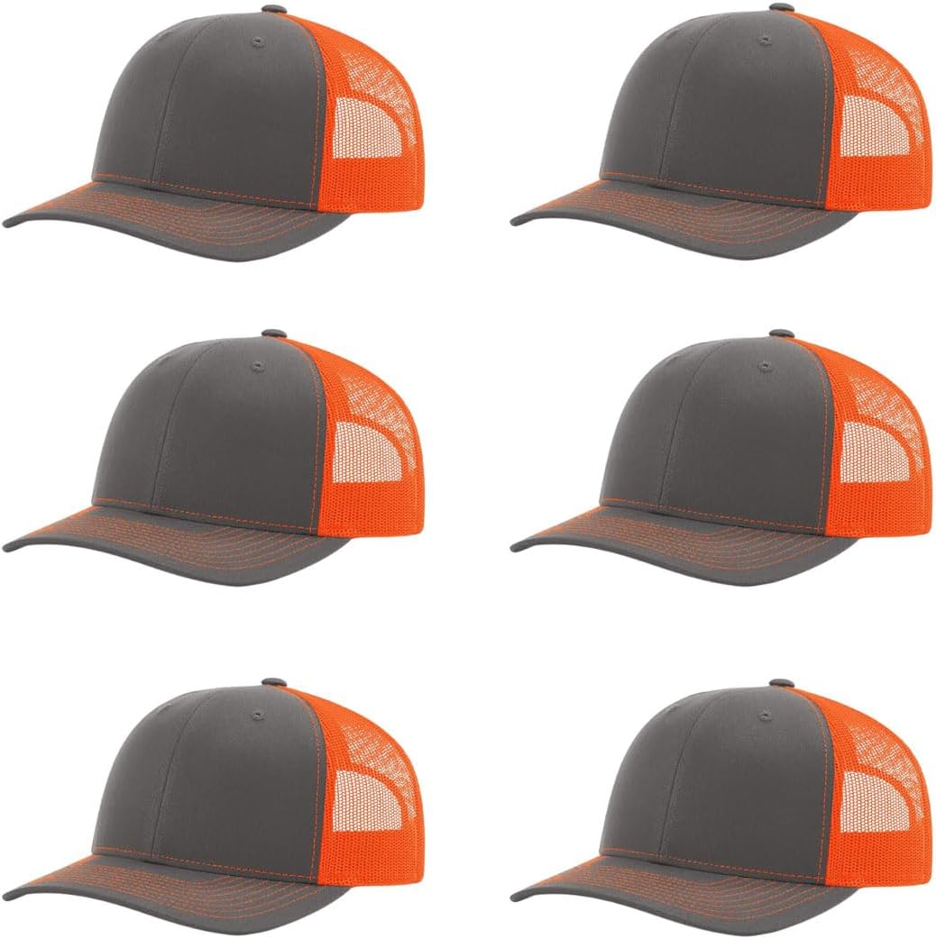 Richardson 112 Classic Six-Panel Adjustable Snapback Trucker Cap