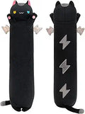 Mewaii Long Cat Plush Body Pillow - Super Soft Black Cat Pillow