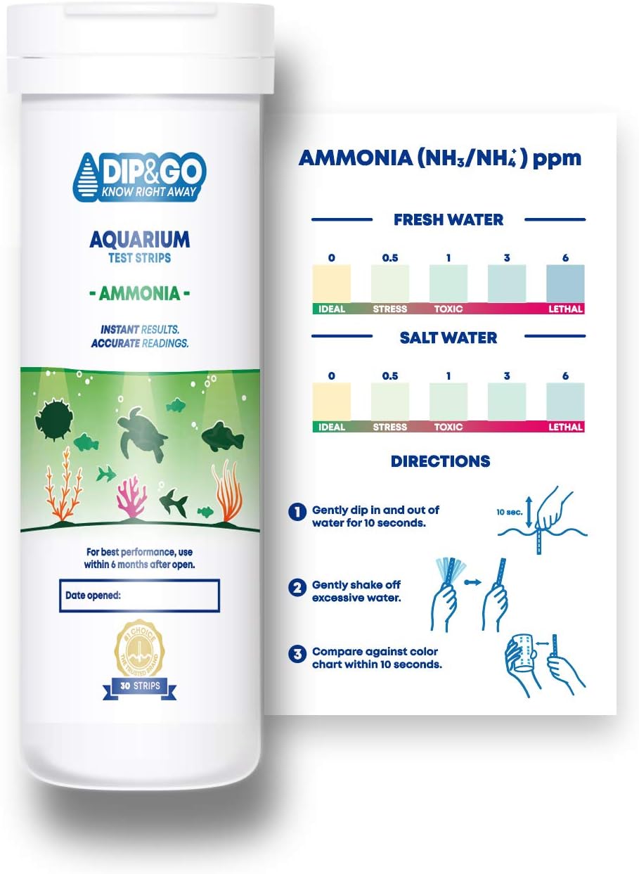 Quickly Test Ammonia Levels with DIP & GO Strips