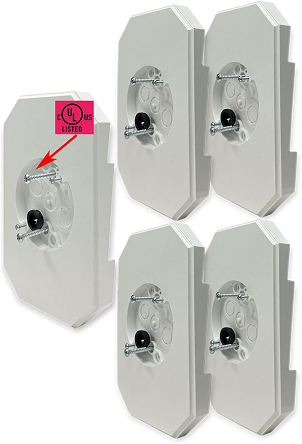 iMBAPrice PVC Siding Lamp Mounting Kit for Outdoor Fixtures