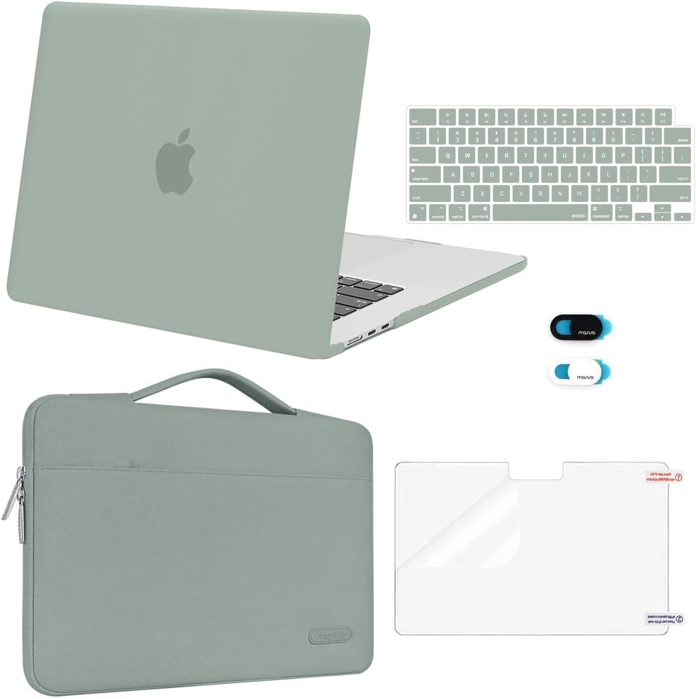 MOSISO MacBook Air 15 inch Case with Sleeve and Accessories